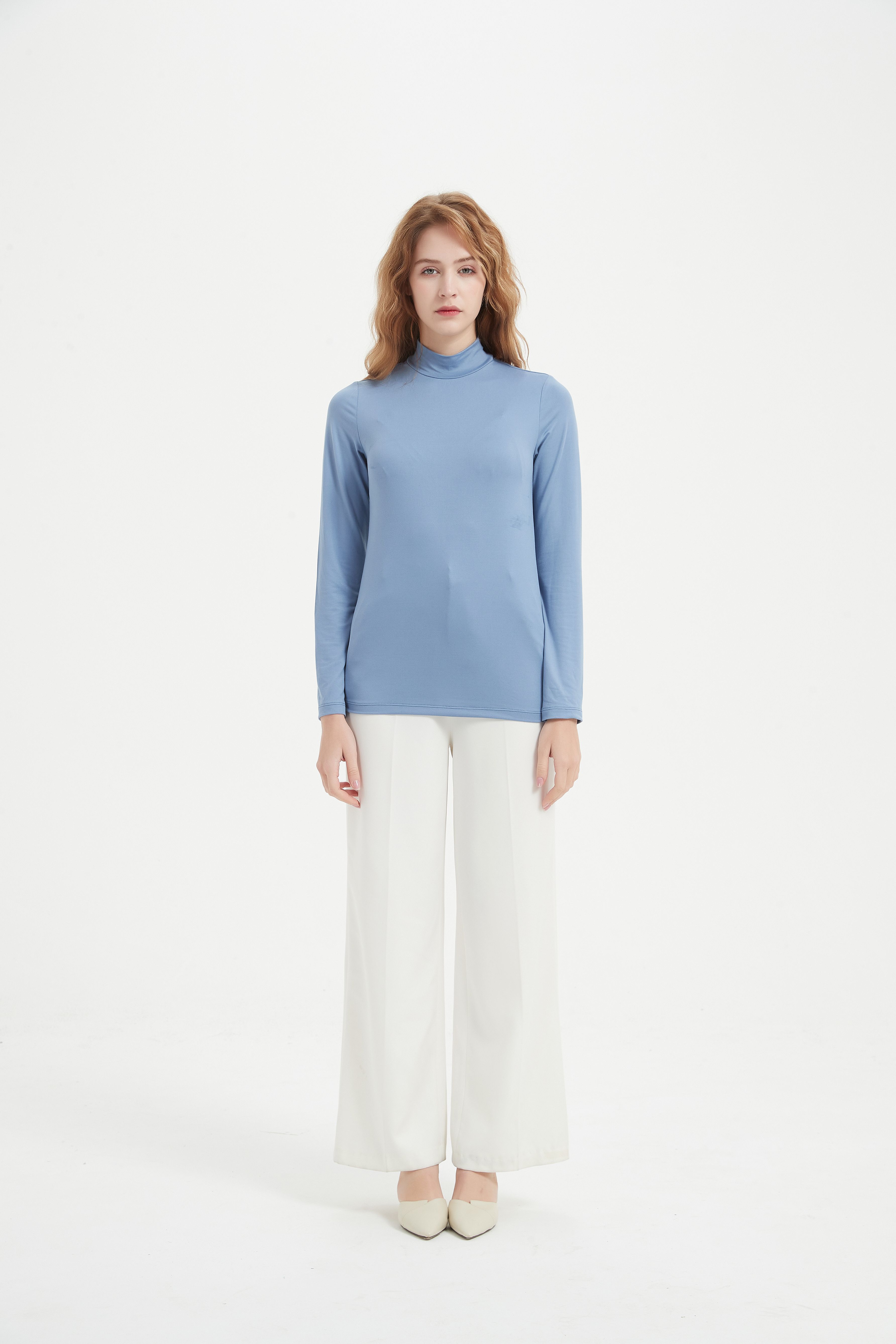 Long Sleeved Undershirt-blue