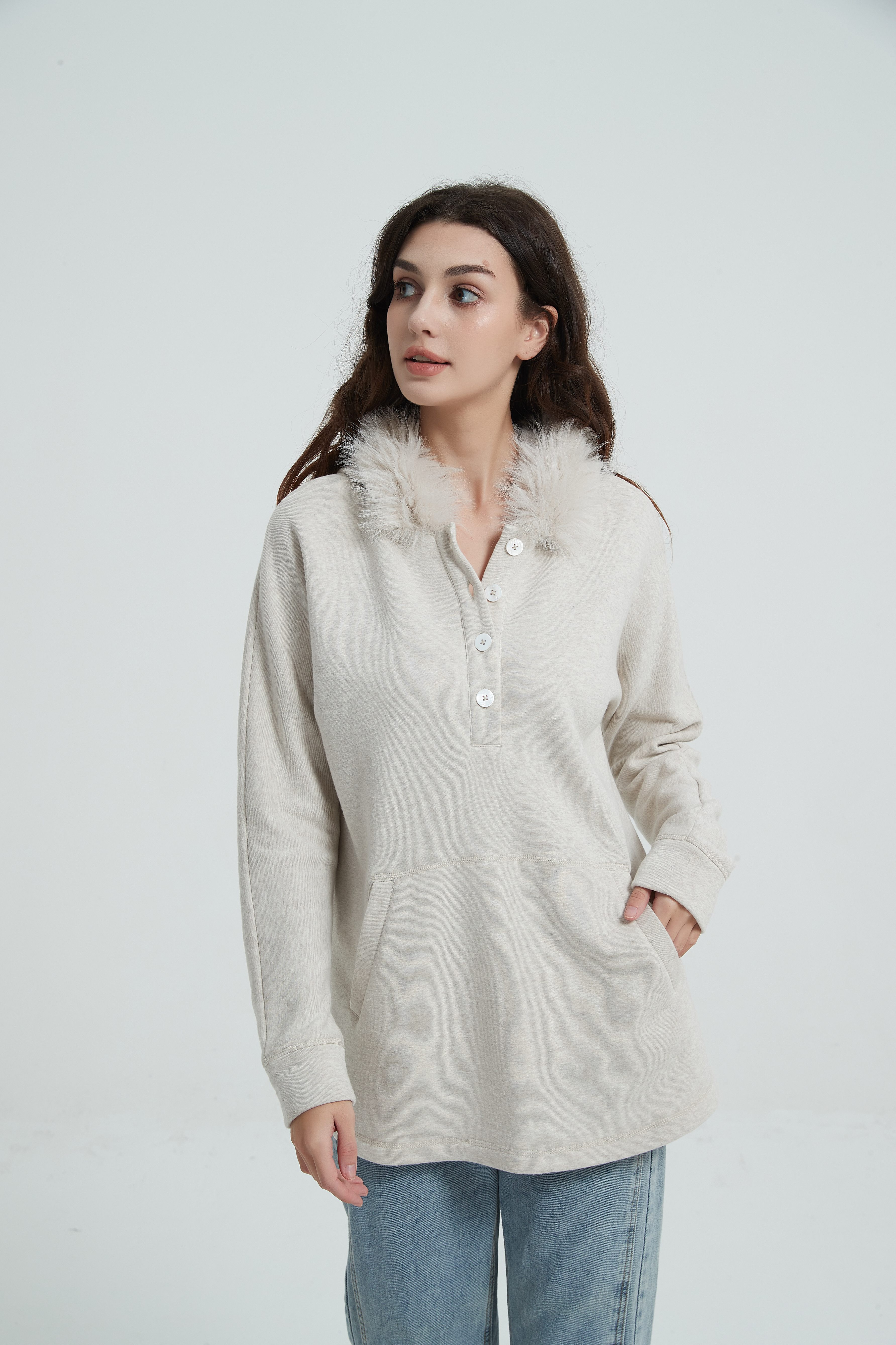 Ladies' Coat-white