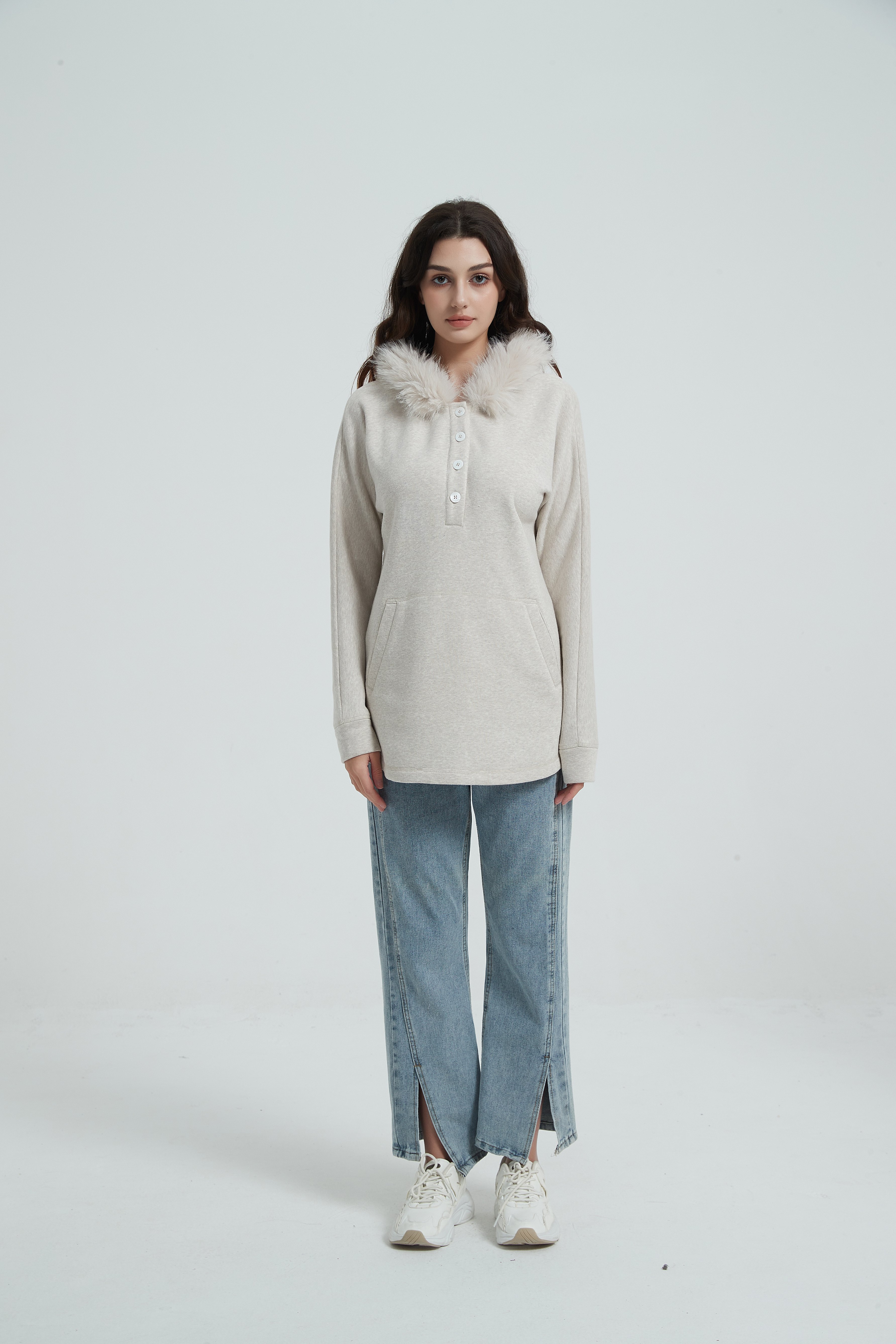Ladies' Coat-white