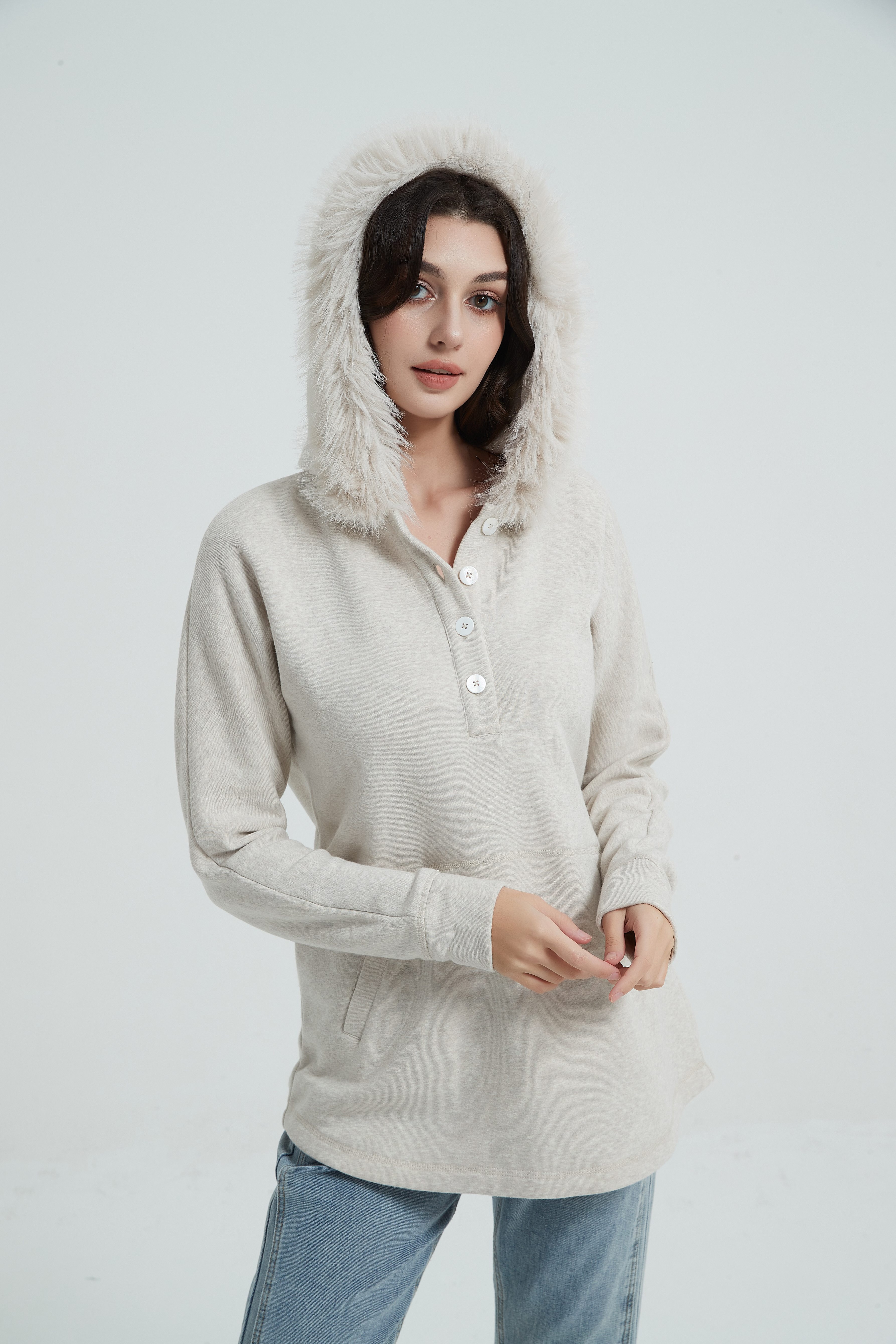 Ladies' Coat-white