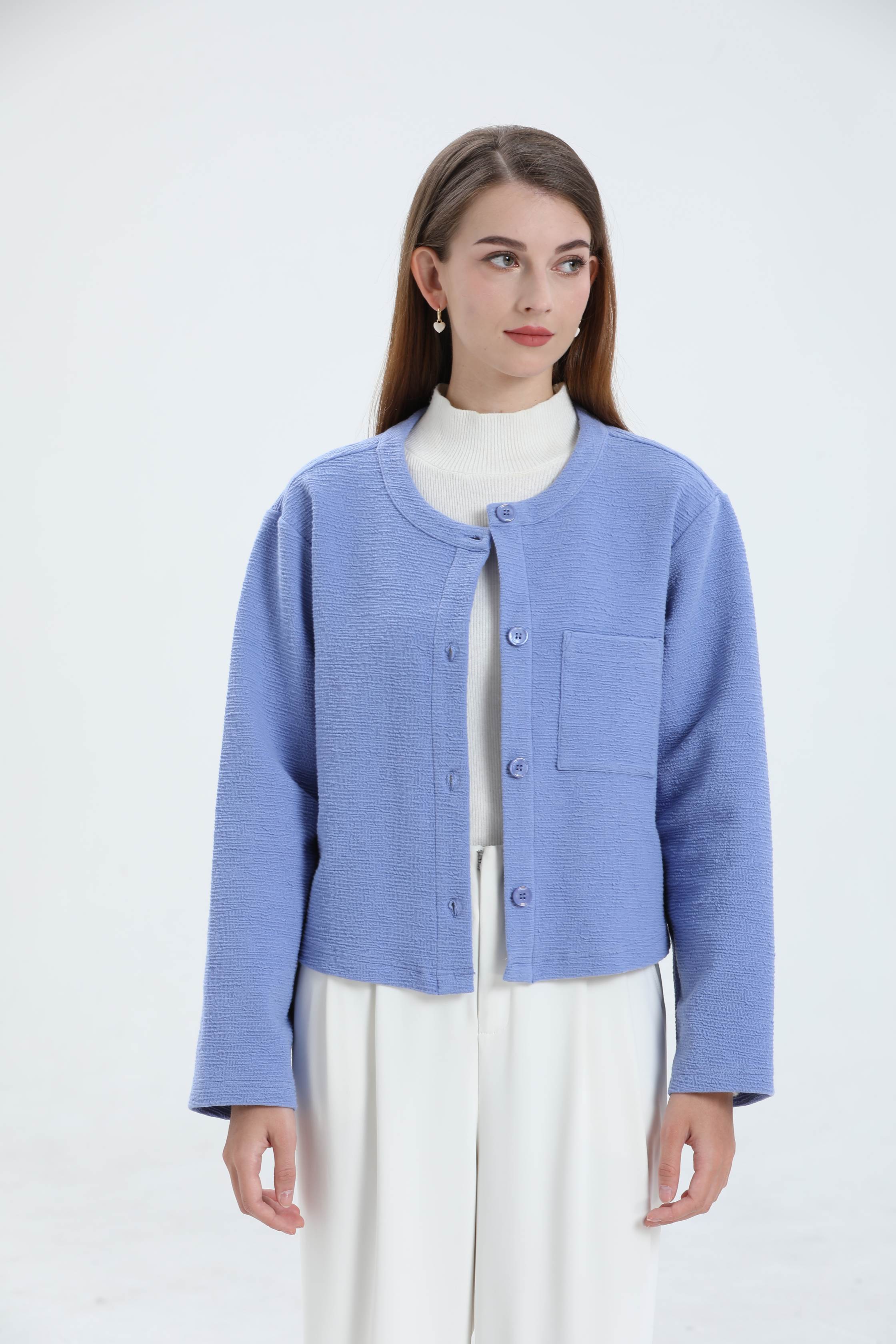 Women's Autumn Coat-blue
