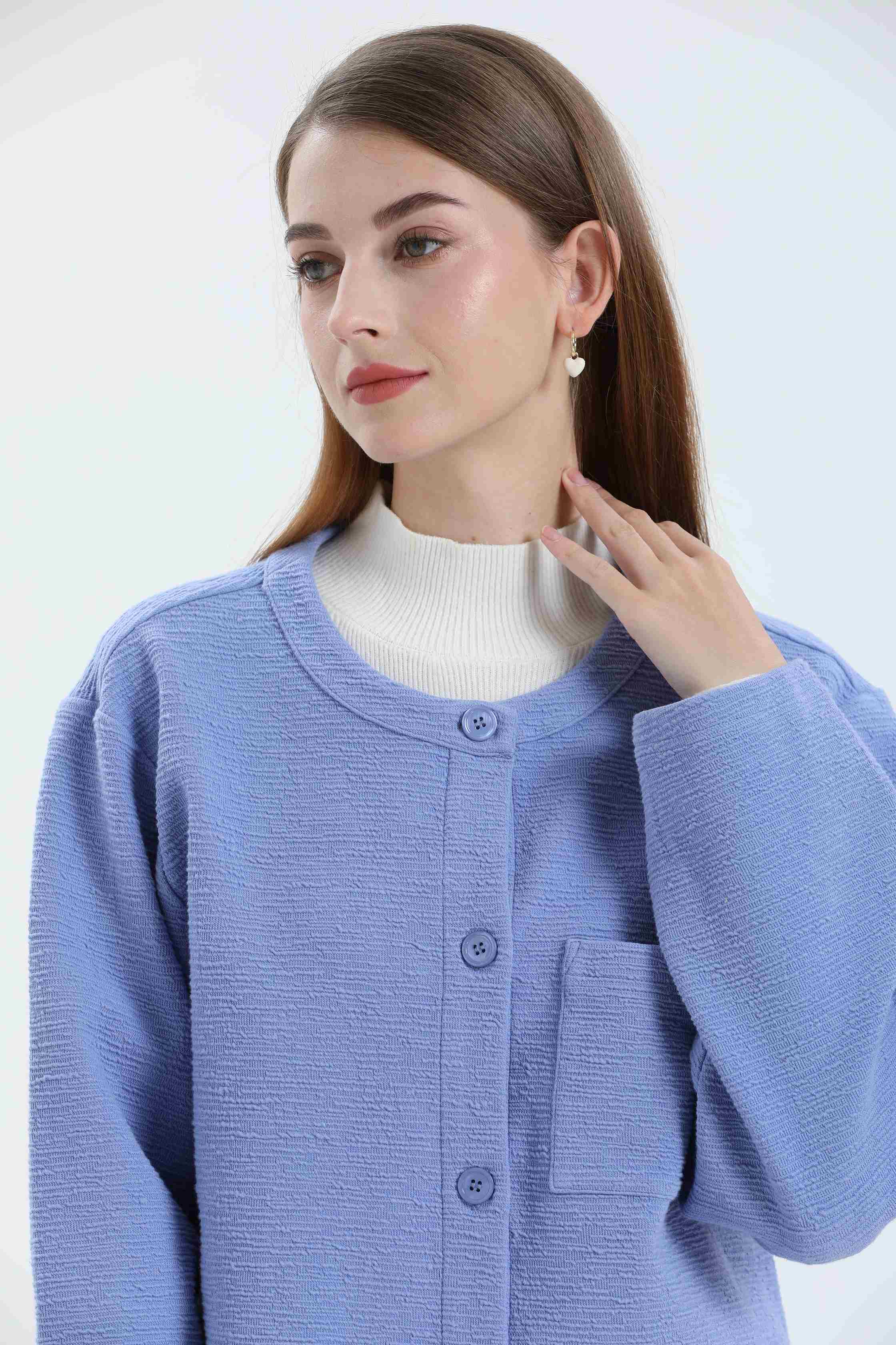 Women's Autumn Coat-blue