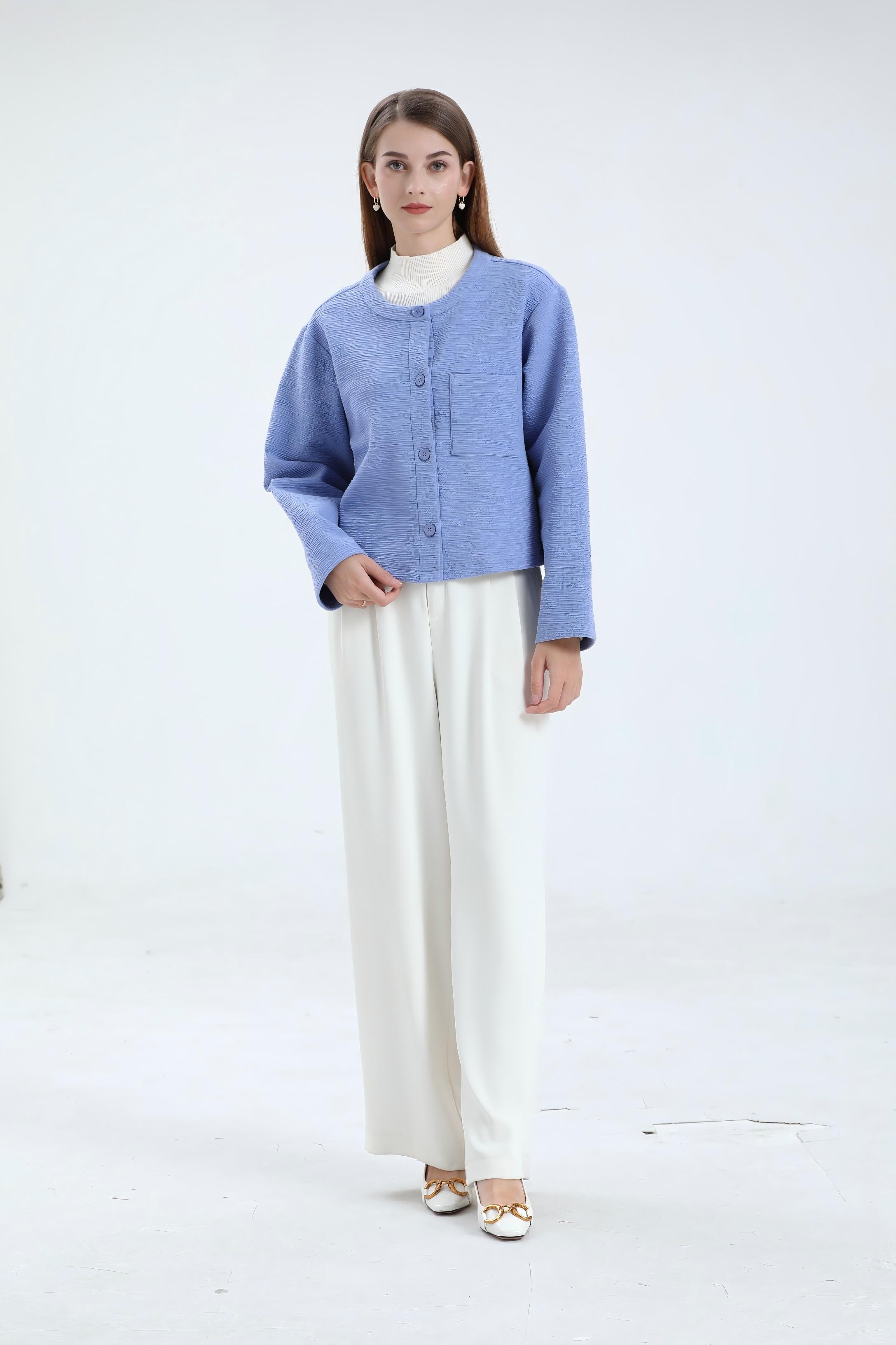 Women's Autumn Coat-blue